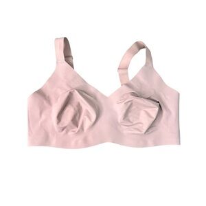 KNIX Evolution Bra Wire Free Seamless Light Pink Size 7 36DD, 38DD, 36E and 38E